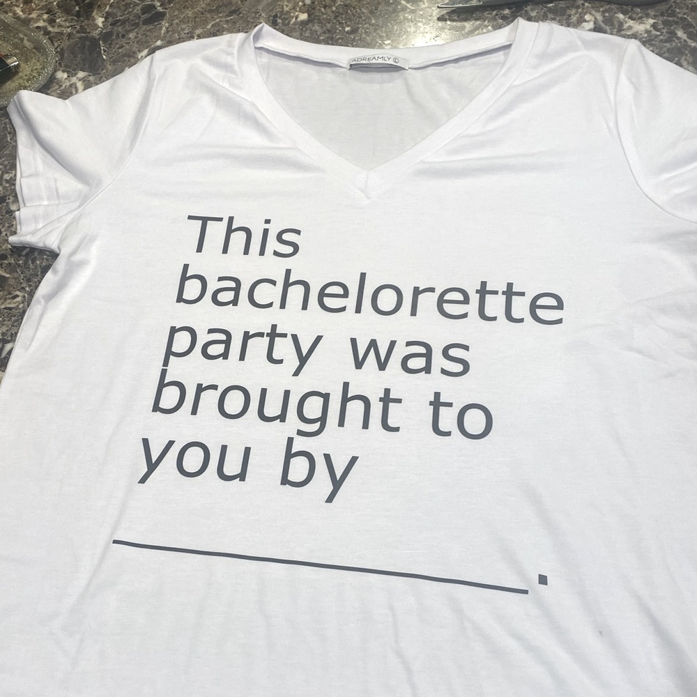 Bachelorette Party Shirts/any color/style custom shirts